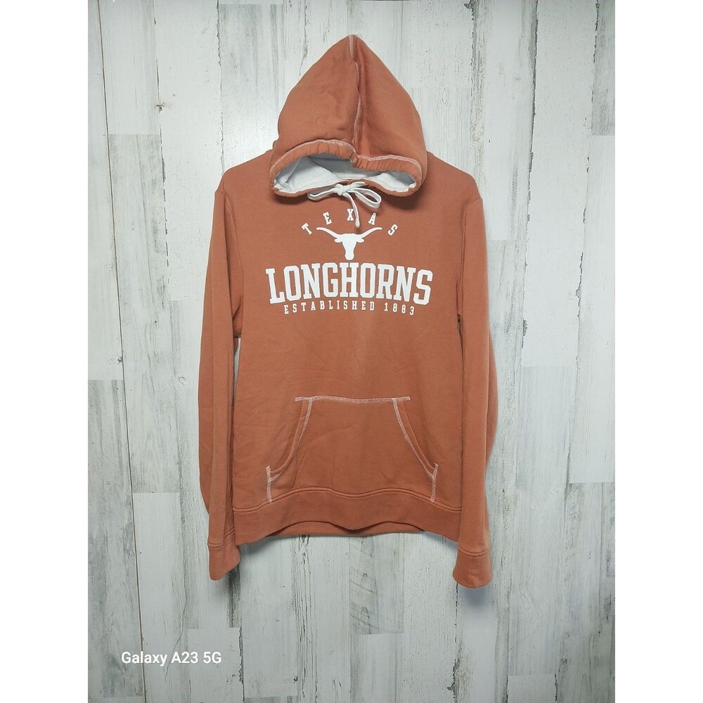 TEXAS LONGHORNS Est. 1883 Size Small Pullover Hoodie Sweatshirt NCAA Fanatics